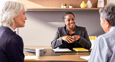 female advisor w clients